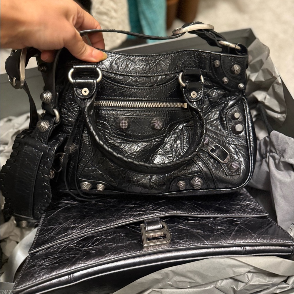 Balenciaga 2024 Handbag Motorcycle City Style